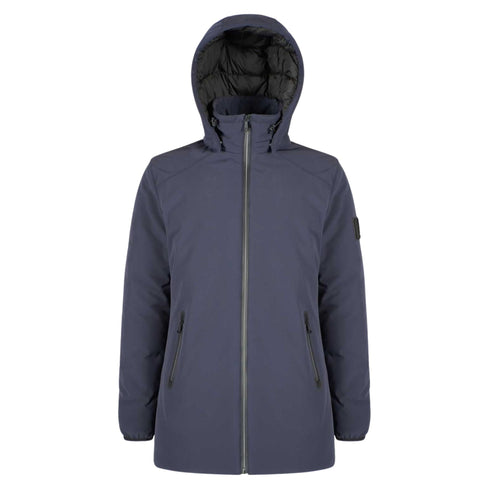 Parka Uomo idrorepellente liscio Blu YESZEE- Francavilla Moda